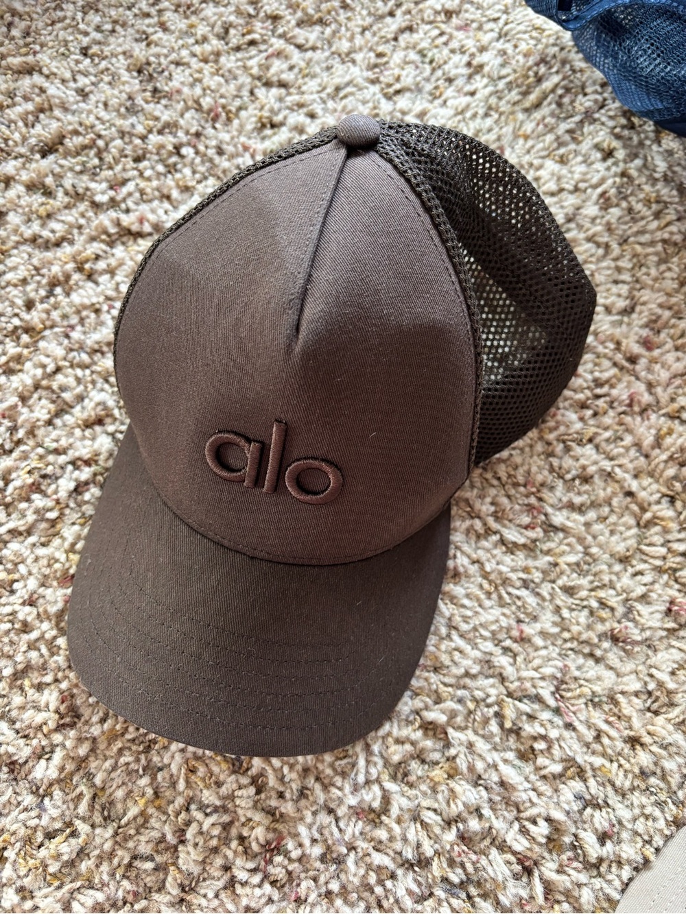 ALO Yoga Brown Trucker Cap